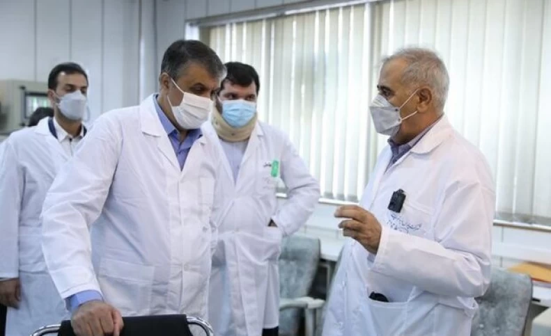 بازدید رئیس سازمان انرژی اتمی از بخش‌های مختلف سایت هسته‌ای کرج