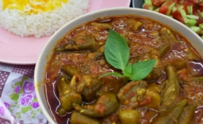 ترفند تهیه خورش بامیه مجلسی در خانه