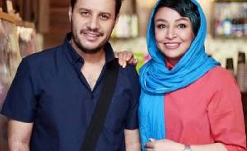 لباس حاشیه ساز همسر جواد عزتی + داستان آشنایی با مه لقا !