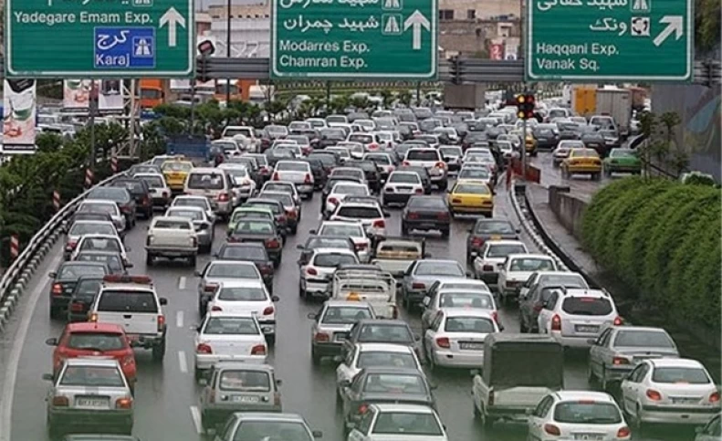 ترافیک سنگین در محورهای شمالی کشور