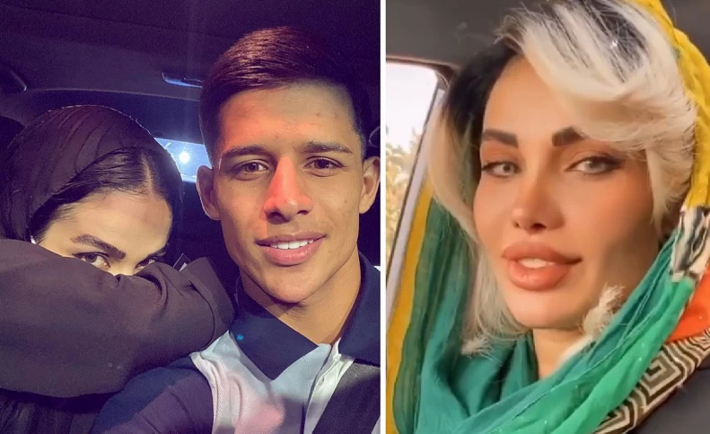 عکس صمیمی همسر مهدی قائدی با برادرشوهرش !