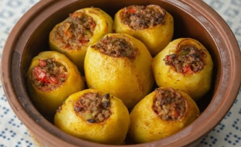 دلمه سیب زمینی تنوری