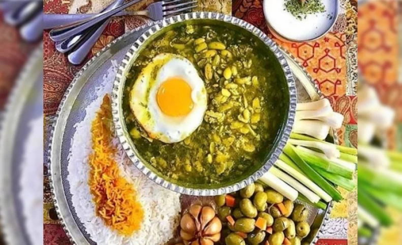 روش تهیه باقلا قاتق با مرغانه