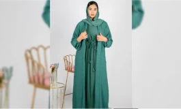 انواع مدل مانتو به رنگ سال 1401(Persian green)