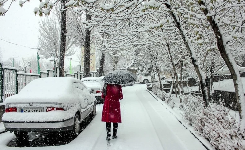 هشدار نارنجی هواشناسی برای بارش برف و باران در ۱۴ استان