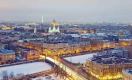 شهر سنت پترزبورگ روسیه
