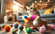انتخاب بهترین اسباب بازی برای گربه