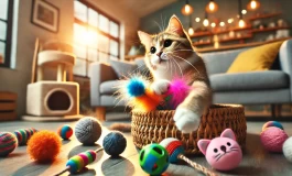 انتخاب بهترین اسباب بازی برای گربه