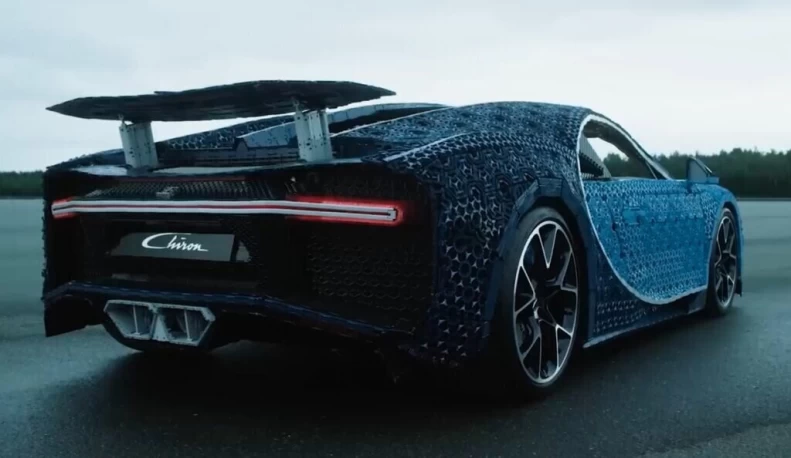 (تصویر) بوگاتی لگویی که حرکت می‌کند!