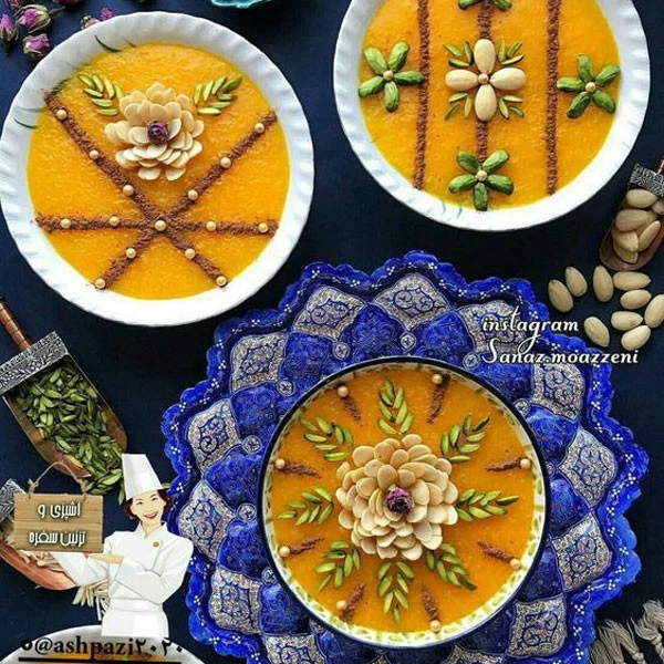 تزیین شله زرد تزیین شله زرد ساده تزیین شله زرد مجلسی تزیین شله زرد ساده و شیک تزیین شله زرد تک نفره تزیین شله زرد با دارچین بدون شابلون تزیین شله زرد با پودر نارگیل