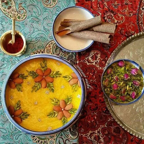 تزیین شله زرد تزیین شله زرد ساده تزیین شله زرد مجلسی تزیین شله زرد ساده و شیک تزیین شله زرد تک نفره تزیین شله زرد با دارچین بدون شابلون تزیین شله زرد با پودر نارگیل