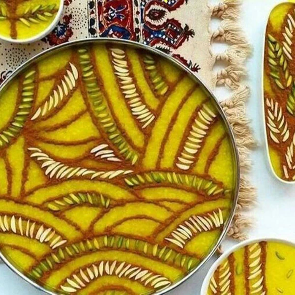 تزیین شله زرد تزیین شله زرد ساده تزیین شله زرد مجلسی تزیین شله زرد ساده و شیک تزیین شله زرد تک نفره تزیین شله زرد با دارچین بدون شابلون تزیین شله زرد با پودر نارگیل